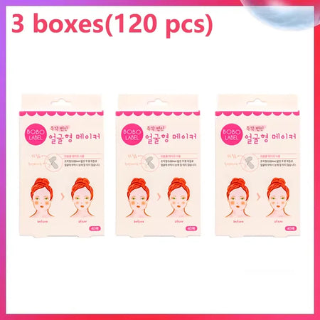 V Lift Face Sticker &ndash; Invisible Makeup Adhesive for Youthful Appearance 3 boxes (120pcs)