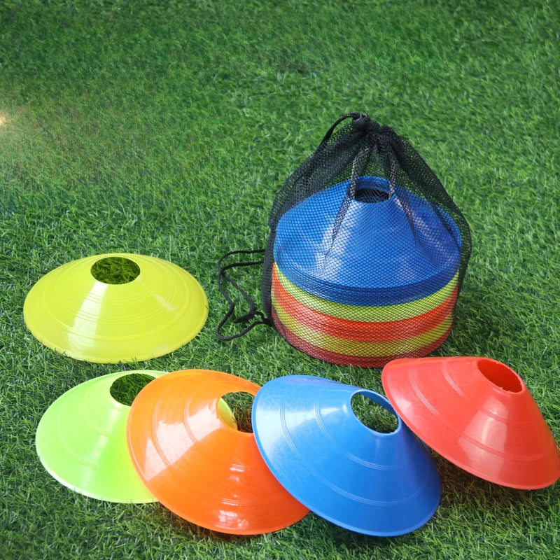10Pcs Agility Training Discs Set for Soccer and Multi-Sport Activities