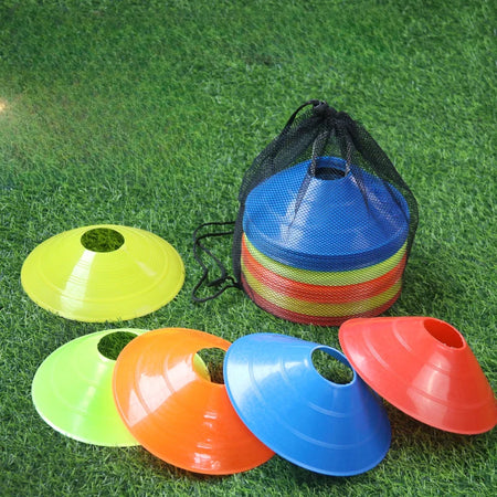 10Pcs Agility Training Discs Set for Soccer and Multi-Sport Activities