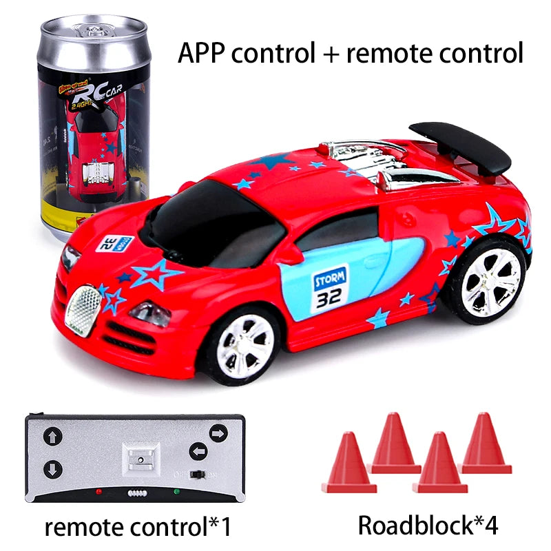 1/58 RC Car Mini Racing Car &ndash; 2.4G Speed Remote Control Red