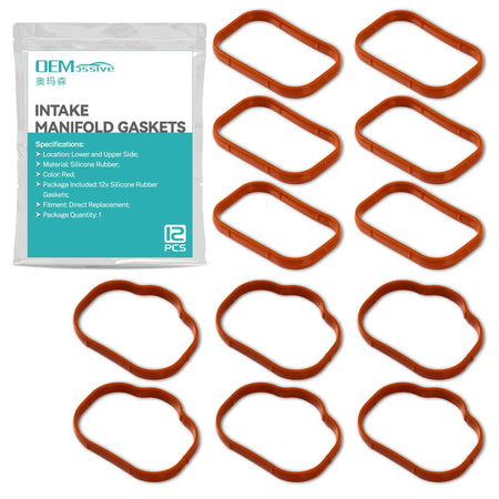 Intake Manifold Gasket Upper & Lower Set 5184562AC 5184331AC For Dodge Durango Grand Caravan Jeep Cherokee Wrangler Ram 1500 C/V by InterCyprus Trading Ltd