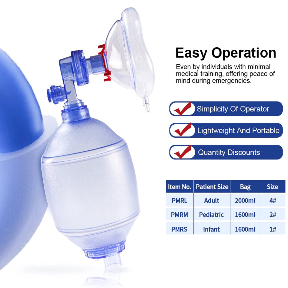 Χειροκίνητος Αναπνευστήρας PVC Califed για Βρέφος, Παιδί και Ενήλικα