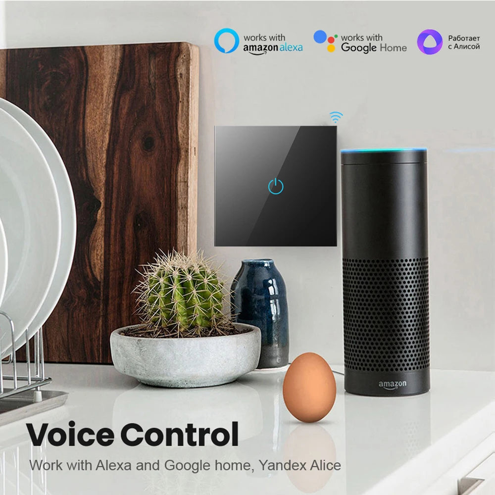 BONDA Smart Switch with Alexa &amp; Google Home Control - No Neutral Required