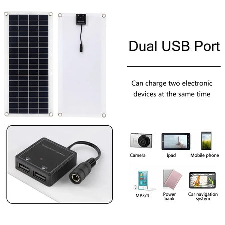1000W Solar Panel DC 12V-18V &ndash; Dual USB Power Bank Outdoor