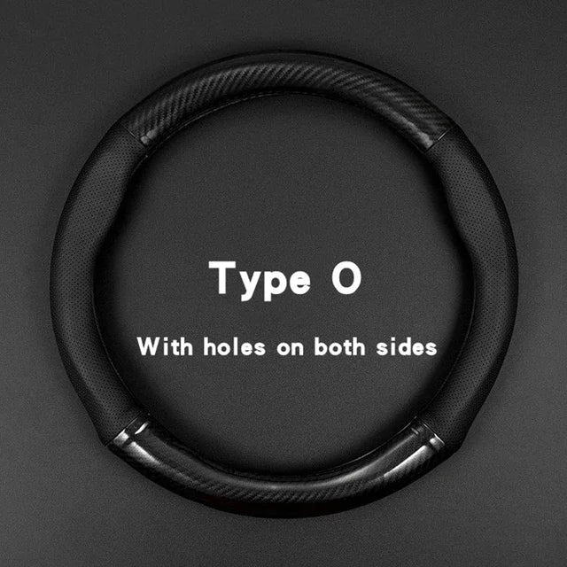 Universal Steering Wheel Cover &ndash; Premium Carbon Fiber Look 1