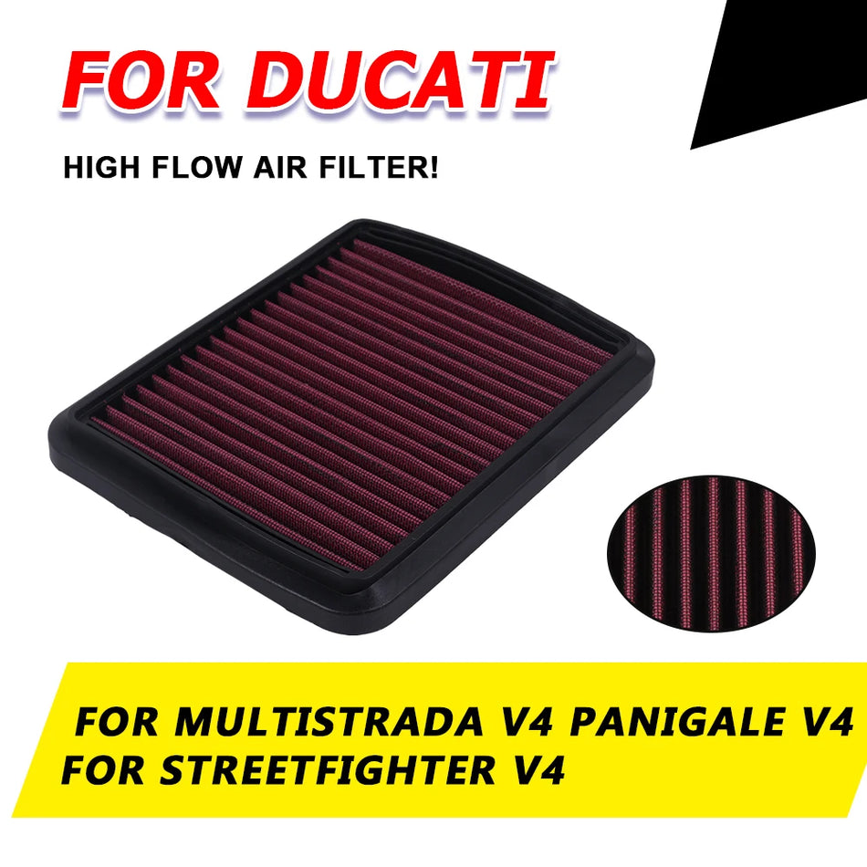 Nettoyant de filtre à air Ducati Multistrada V4, tissu non tissé haute circulation