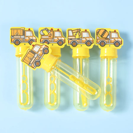 Engineering Vehicle Bubble Tube Soap Bottle Construction Birthday Party Decor Kids Favors Toys for Guests Gifts Baby Shower