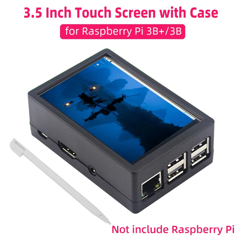 Raspberry Pi 3B Plus Touch Screen &ndash; 3.5 Inch High-Resolution Display