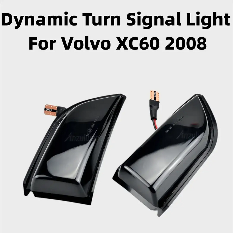 Dynamic LED Turn Signal Lights for Volvo XC60 2008-2014 (2Pcs) by InterCyprus Trading Ltd