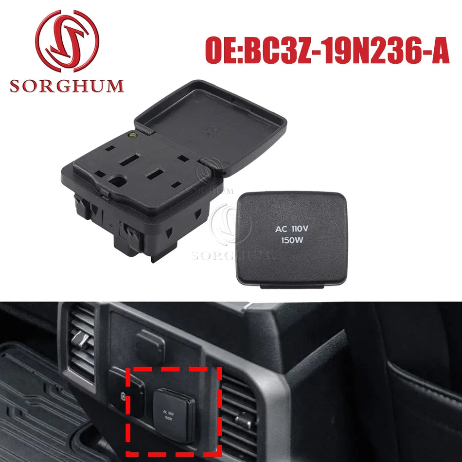 Spina per presa di corrente per Ford Expedition console centrale posteriore 110V 150W accessorio per auto