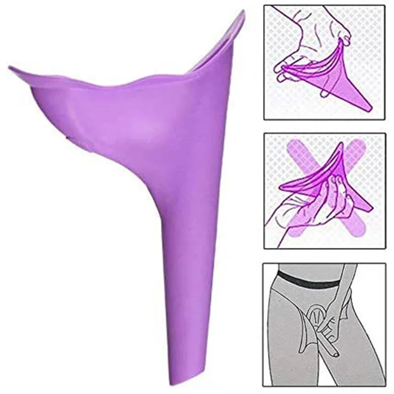 Portable Emergency Toilet Urinal &ndash; Retractable Car Urinal