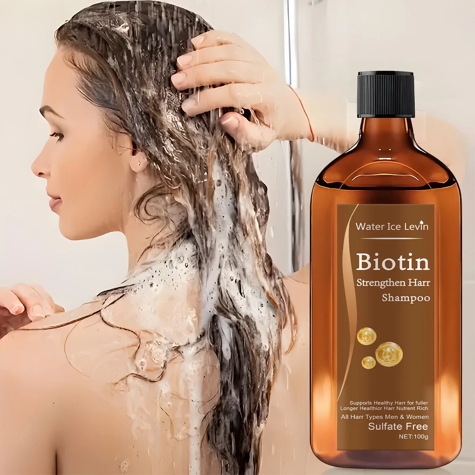 Water Ice Levin Biotin Hair Growth Shampoo &ndash; Rapid Thickening Formula