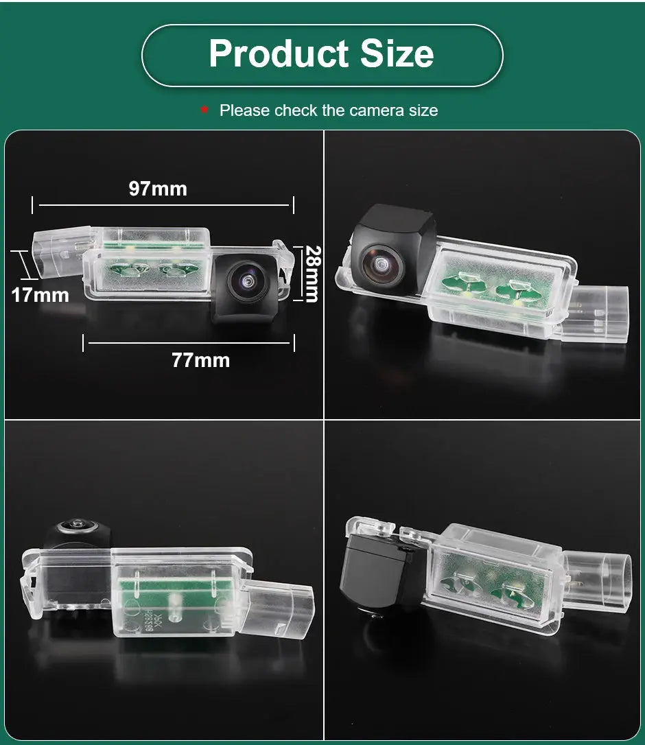 CanBus Data Dynamic Trajectory Car Rear View Backup Camera For Seat Leon MK3 Ibiza 6F 2013-2024 MIB/MQB Stereo Plug and Play by InterCyprus Trading Ltd