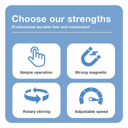 Magnetic Stirrer Mixer C2 &ndash; Adjustable Speed Up to 2500 RPM