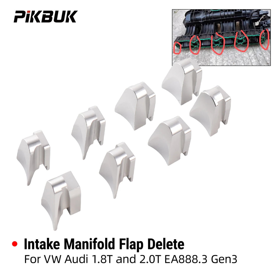 Aluminum Intake Flap Delete for VW Audi EA888 Gen3 GTI by InterCyprus Trading Ltd