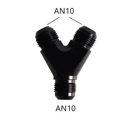 High Quality AN4 AN6 AN8 AN10 Y Adapter Block Male Thread Fuel Hose Fitting Adapters Tee Oil Pipe Joint Universal Aluminium by InterCyprus Trading Ltd