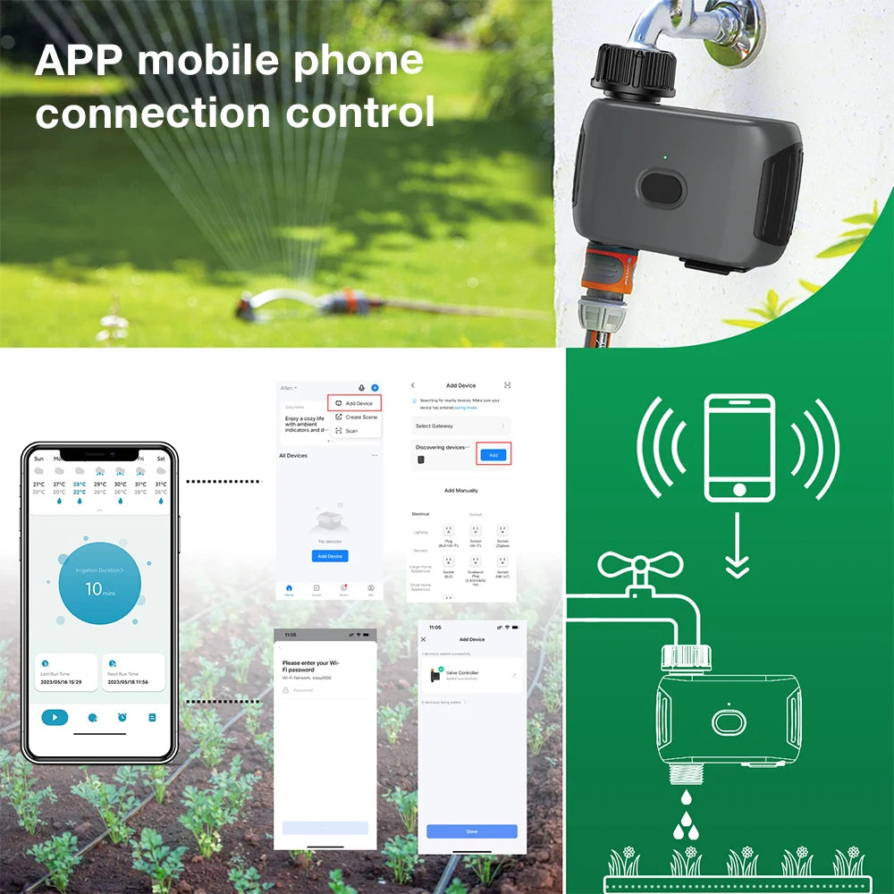 WiFi Garden Watering System &ndash; App Controlled 1-Zone Timer