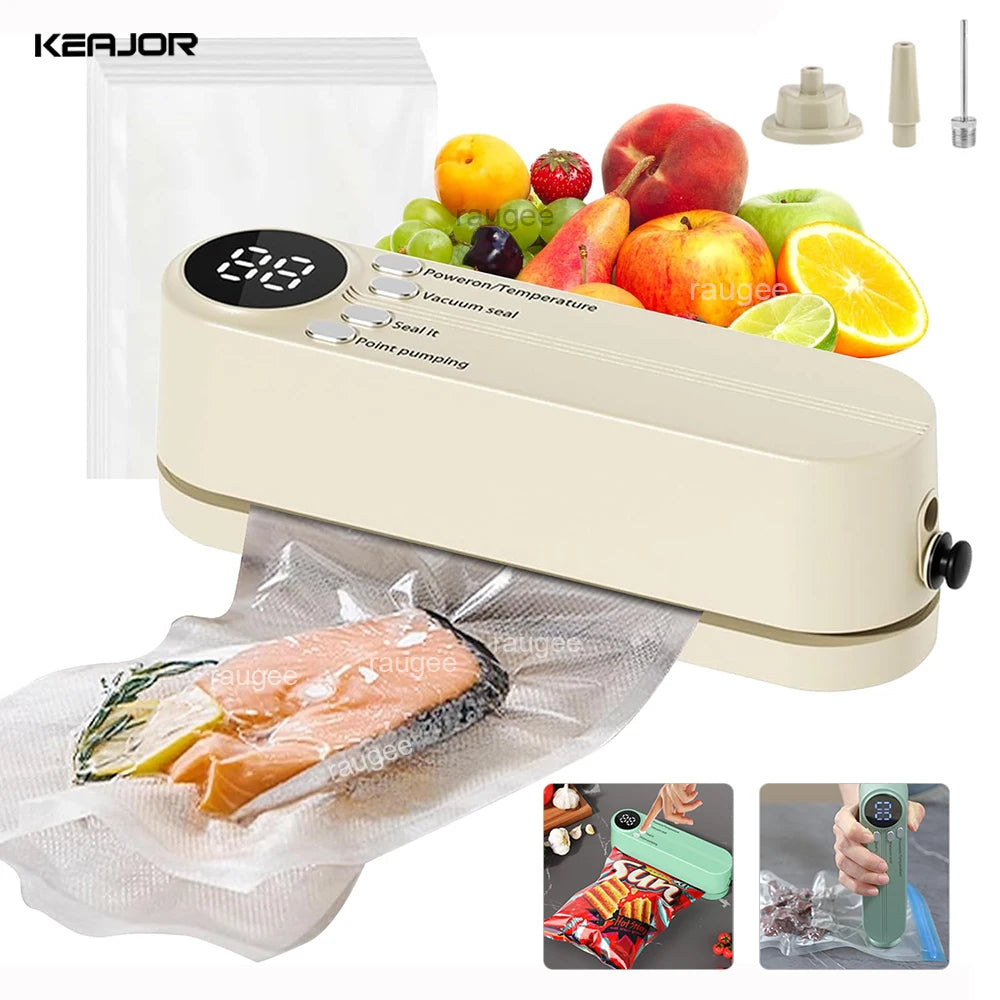 Mini Vacuum Sealer &ndash; Wireless USB Rechargeable Portable