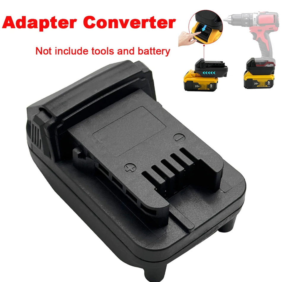 Adaptador Conversor de Bateria para Ferramentas DeWalt 18V para Milwaukee