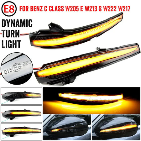 T10 LED Turn Signal Lights For Mercedes-Benz W205 X253 W213 W222 by InterCyprus Trading Ltd