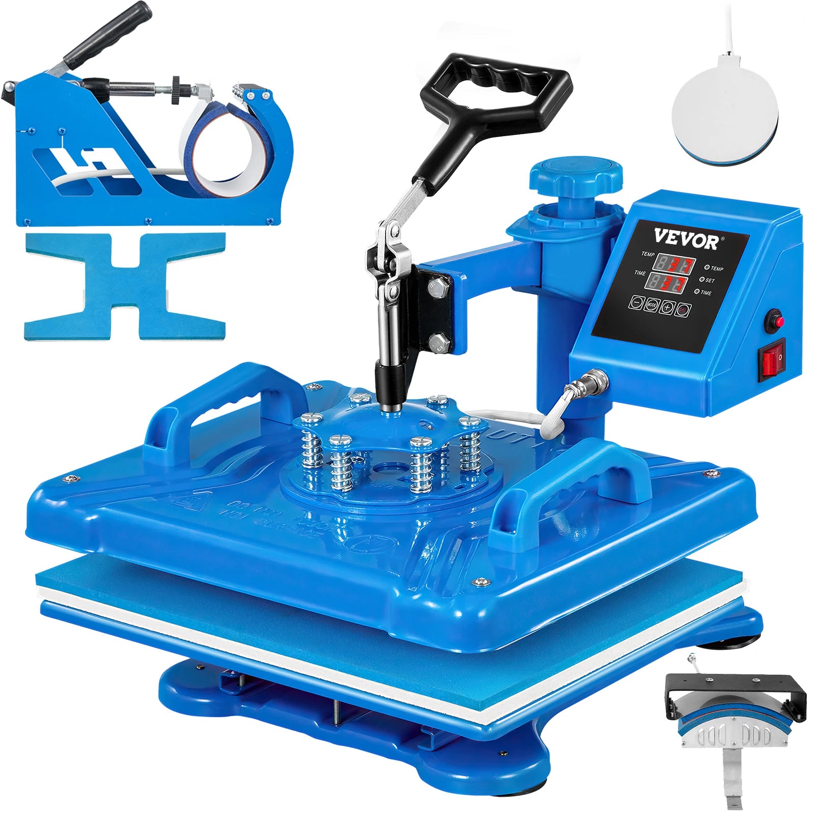 SucceBuy 12X15 Inch 5 In 1 Heat Press &ndash; Sublimation Swing