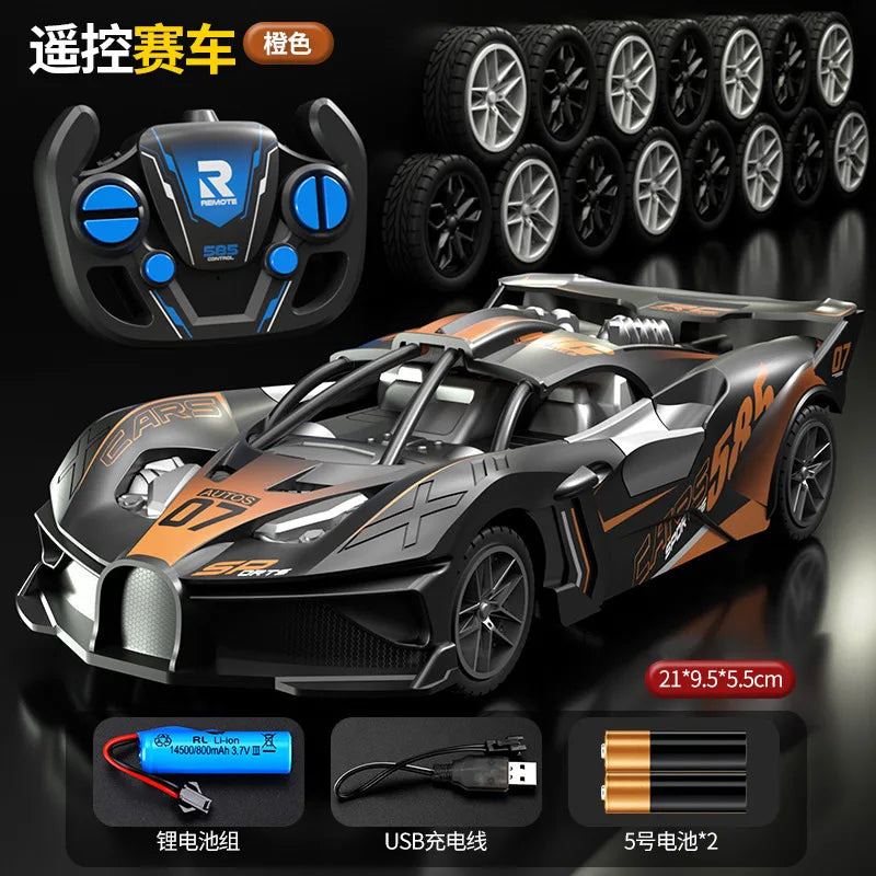 CatXaa 2.4G High-Speed RC Drift Racing Car for Kids BJDPC orange