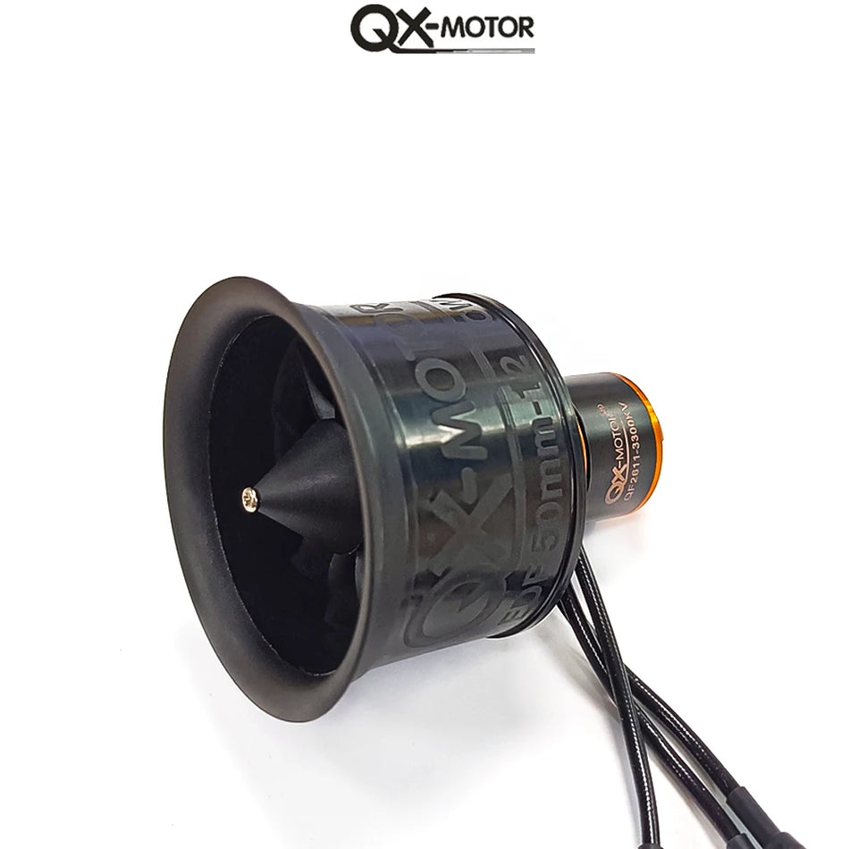 QX-MOTOR 50mm EDF QF2611 12 Blades Ducted Fan &ndash; Low Noise