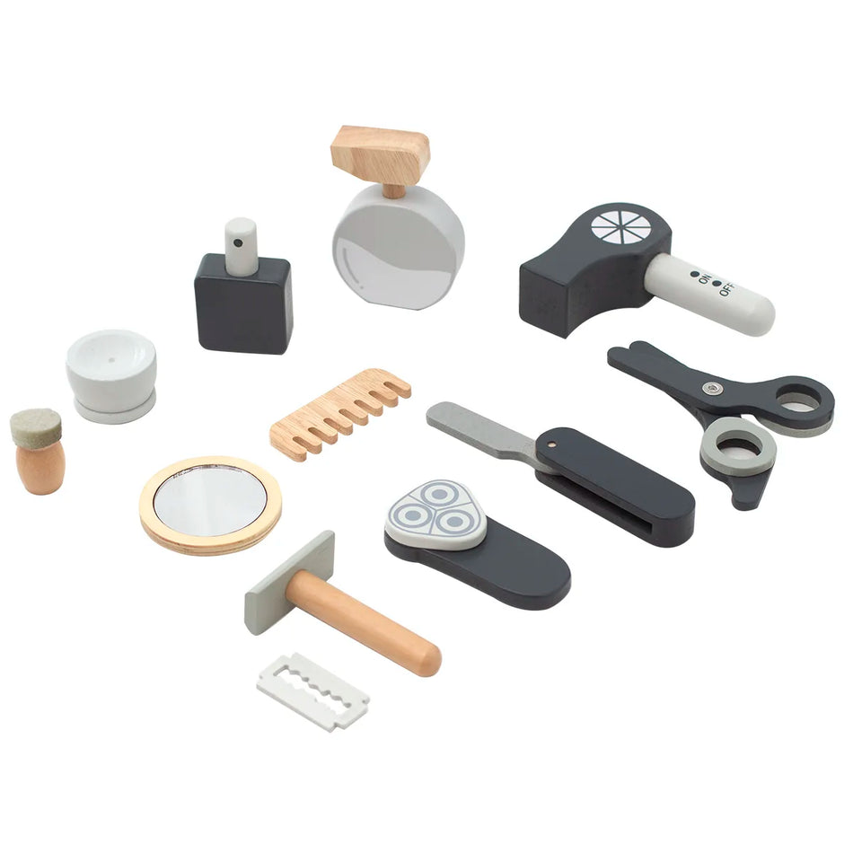 Pretend Play Hair Salon Set &ndash; Wooden Simulation Role Play