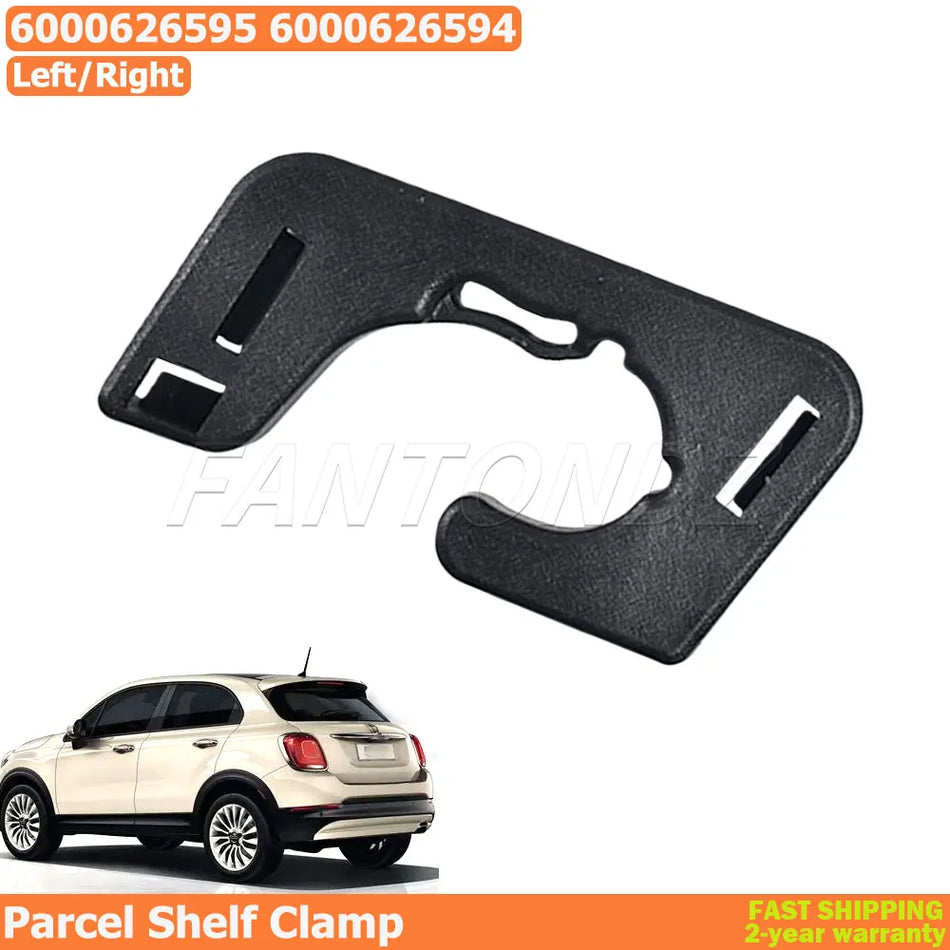 Parcel Shelf Clamps for Fiat 500X 2015+ Trunk Fasteners