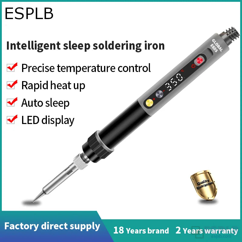 ESPLB Auto Sleep Soldering Iron E60S E90S E110S &ndash; Rapid Heat