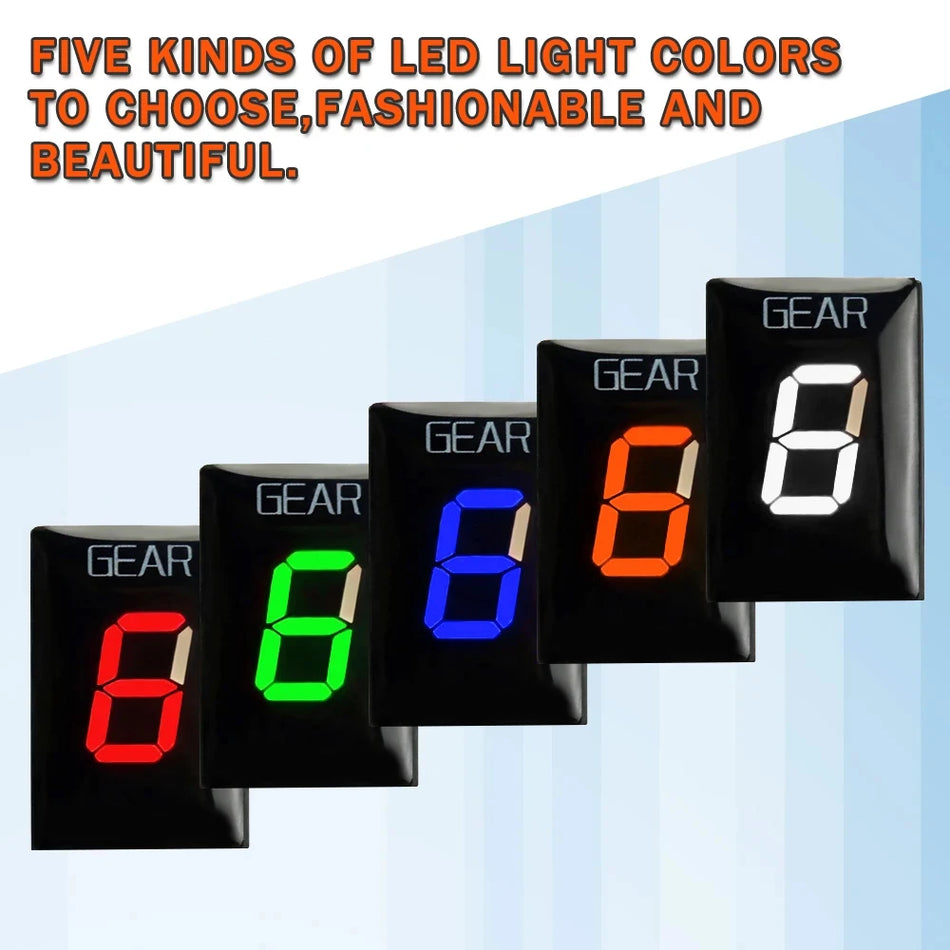 Kawasaki Z750 Z1000 Gear Indicator Digital Display, Plastic