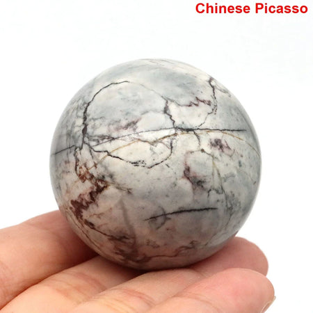 40mm Natural Stones Ball Reiki Crystal Sphere &ndash; Chakra Gems