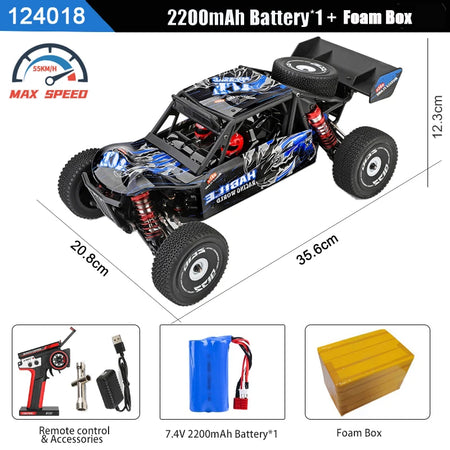 WLtoys 1/12 RC Crawler 124016 &ndash; High Speed 4WD Off-Road 124018