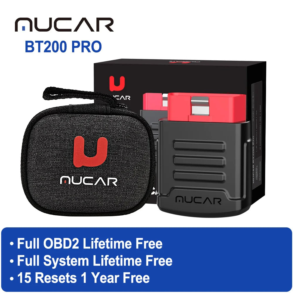 MUCAR BT200 PRO OBD2 Scanner - Free Firmware Updates BT200 PRO / Mexico