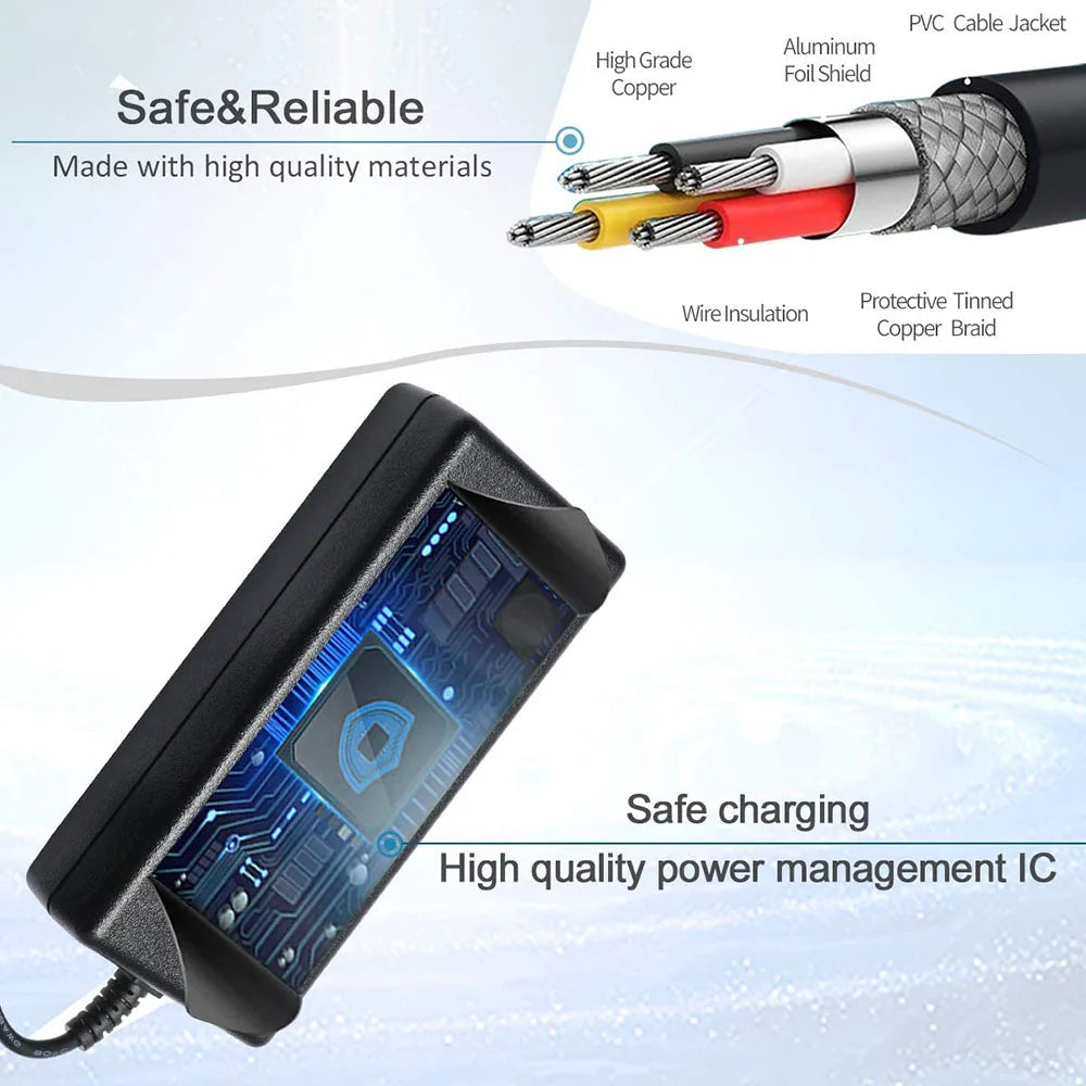 24V Electric Scooter Charger &ndash; Compatible with Razor Models