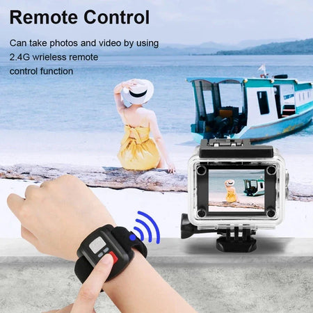 4K Action Camera &ndash; Waterproof With 170 Degree Field Of View