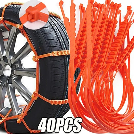 Car Tire Chains Winter Snow Anti Skid &ndash; Emergency Traction