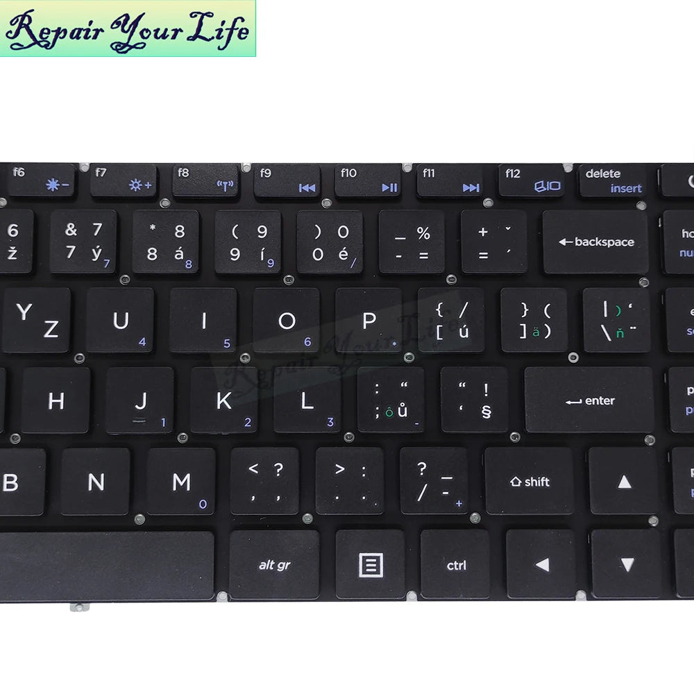 US Czech Laptop Keyboard Teclast F7 Plus 2 &ndash; Czech Layout