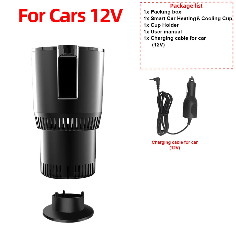 12V Car Heating Cooling Cup &ndash; Digital Display Hot And Cold For Car 12V