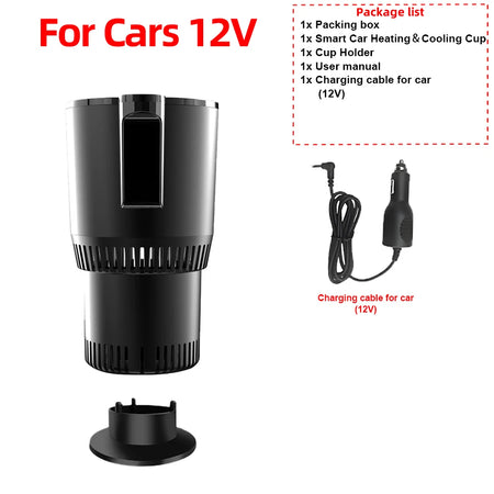 12V Car Heating Cooling Cup &ndash; Digital Display Hot And Cold For Car 12V