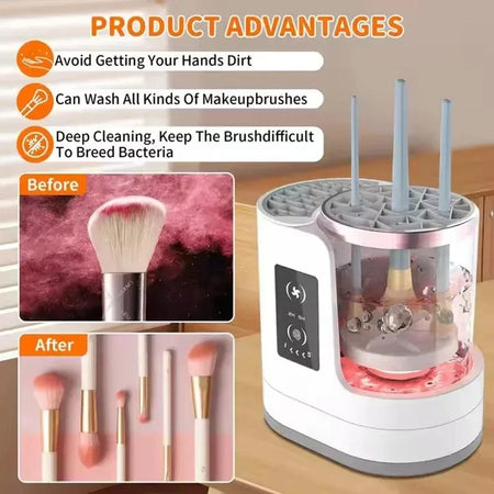 Electric Makeup Brush Cleaner &ndash; Wet And Dry Cleaning