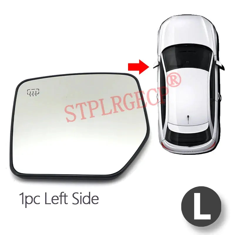 For Jeep Compass Patriot 2011-2017 LH RH Driver Rear View Side Mirror Lens Door Wing Mirrors Glass with Heating by InterCyprus Trading Ltd
