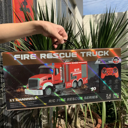 Rc Fire Engine Car &ndash; 2.4G Remote Control with Sound and Lights