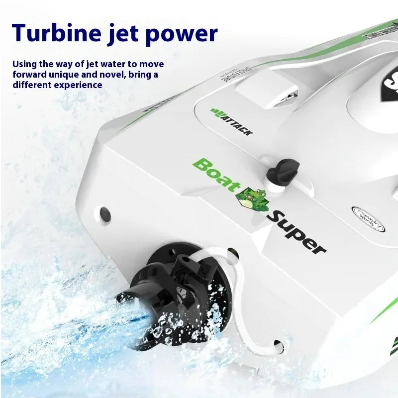 High-Speed TX768 RC Boat - 30km/h Turbojet Remote Control Watercraft for Ages 14+