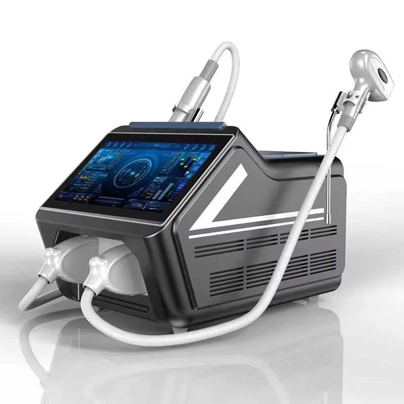 Laser a diodo Nd Yag in titanio 2 in 1 per rimozione di peli e tatuaggi