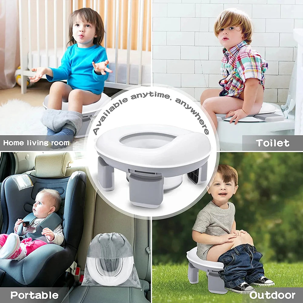 3 In 1 Travel Toilet Seat Foldable Potty Ultra Safe