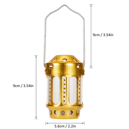 Candle Lantern Mini Bright &ndash; Durable Outdoor Lighting 1pcs Gold