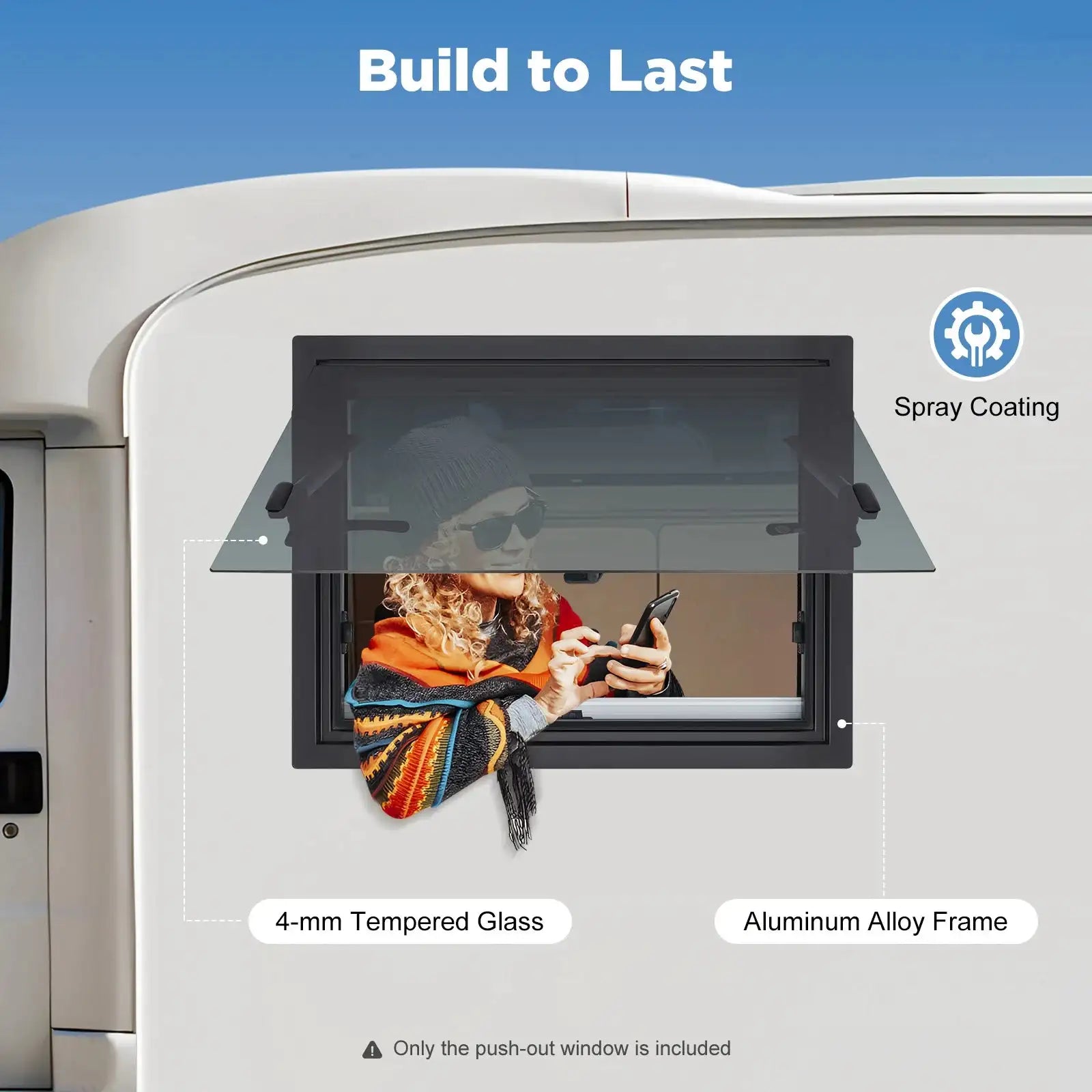Caravan Ventilation Window 600x450 Skylight &ndash; Insect Screen