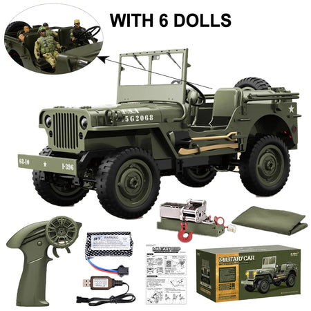 JJRC C8815 4WD Off-Road RC Car RTR Crawler &ndash; 2.4G Remote Pro with dolls