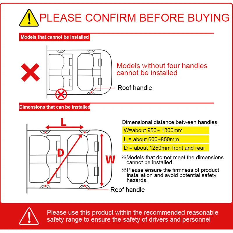 Car Roof Storage Organizer &ndash; Durable Polyester Mesh
